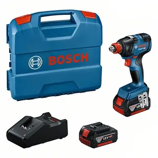 GDX 18V-200 Accu Slagschroevendraaier/slagmoeraanzetter 18V 4.0Ah (2x) in L-Boxx - 06019J2206 van Bosch Professional – productafbeelding 2 van 6