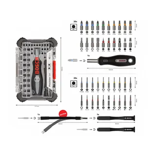 Gereedschapsset 42 Stukken von Bosch Professional – Produktbild 3 von 6