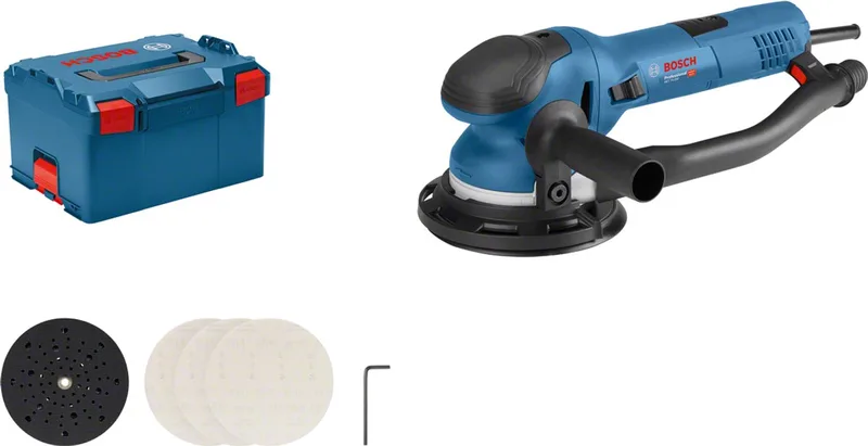 GET 75-150 - Excenterschuurmachine | 150mm 750w in L-boxx koffer by Bosch Professional – product image 1 of 5