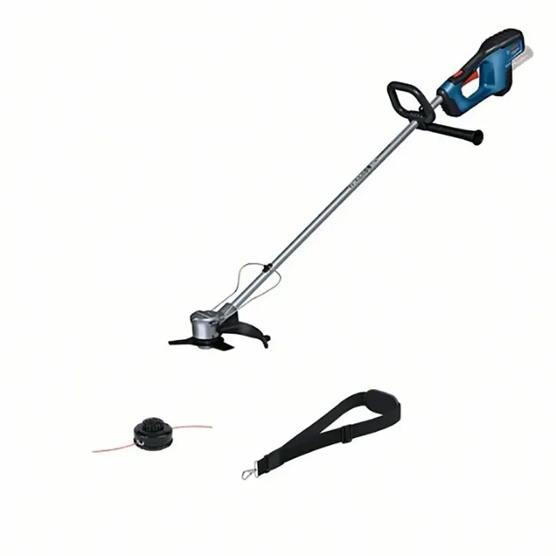 GFR 18V-23 - Accu Bosmaaier - Inclusief Schouderriem - Spoel en lijn - Beschermkap - Handgreep - Plant Bescherming - Messenset - barrière balk van Bosch Professional – productafbeelding 2 van 6