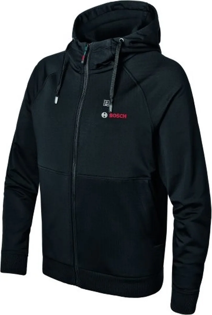 GHH 12+18V XA 3XL Verwarmde hoodie in Doos - 06188000EV van Bosch Professional, Zwart – productafbeelding