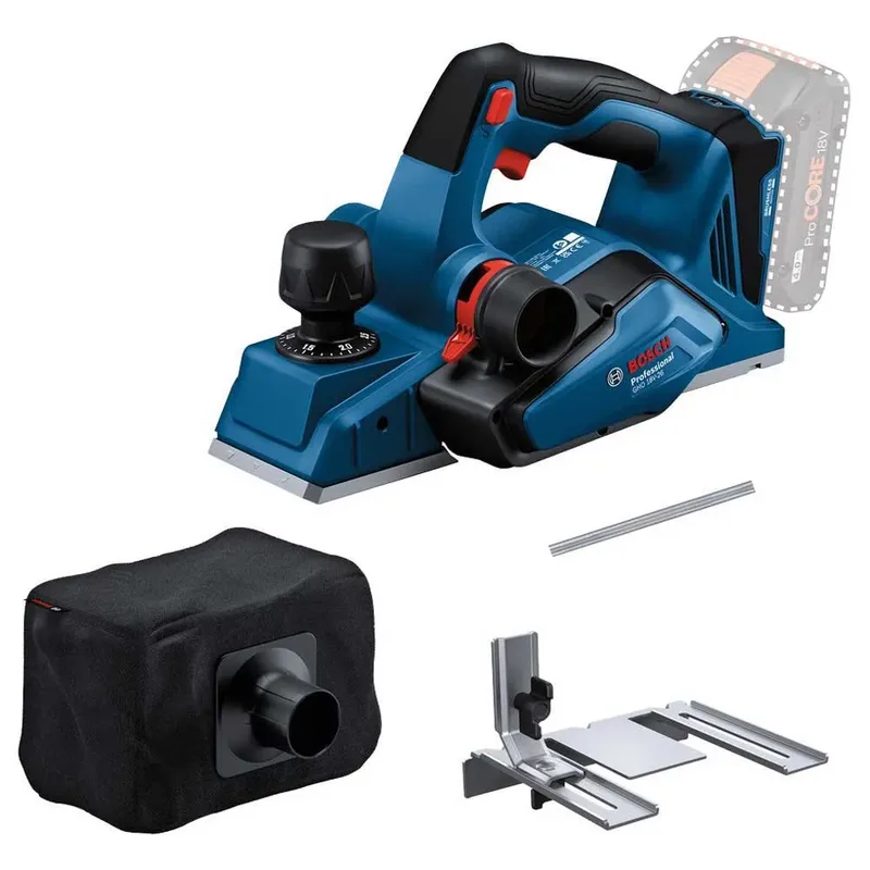 GHO 18V-26 Accu schaafmachine 18V Basic Body in L-Boxx - 06015B5000 by Bosch Professional – product image 2 of 3