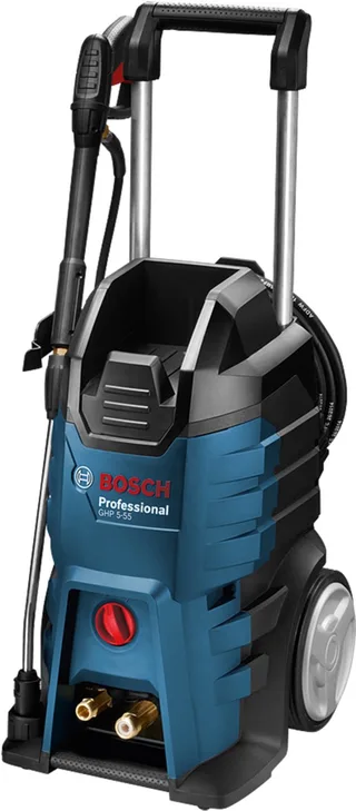 GHP 5-55 - Hogedrukreiniger - Inclusief Bosch pistool - 3-in-1 spuitlans - 5M kabel - 8M hogedrukslang van Bosch Professional – productafbeelding 1 van 3