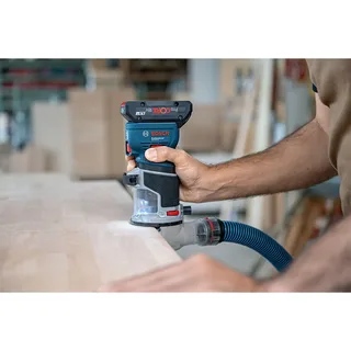 GKF 18V-8 Accu Boven- en Kantenfrees 18V Basic Body in L-Boxx - 06016C2003 by Bosch Professional, Blue – product image 5 of 6