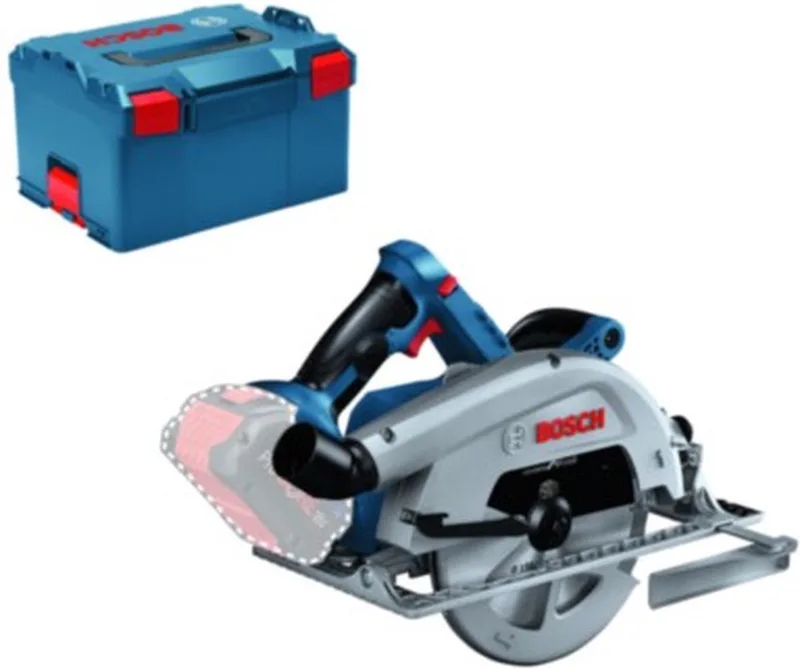 GKS 18V-68 C Cirkelzaag - BITURBO - Zonder 18 V accu en lader - Incl. zaagblad en parallelgeleider - in L-boxx från Bosch Professional – produktbild