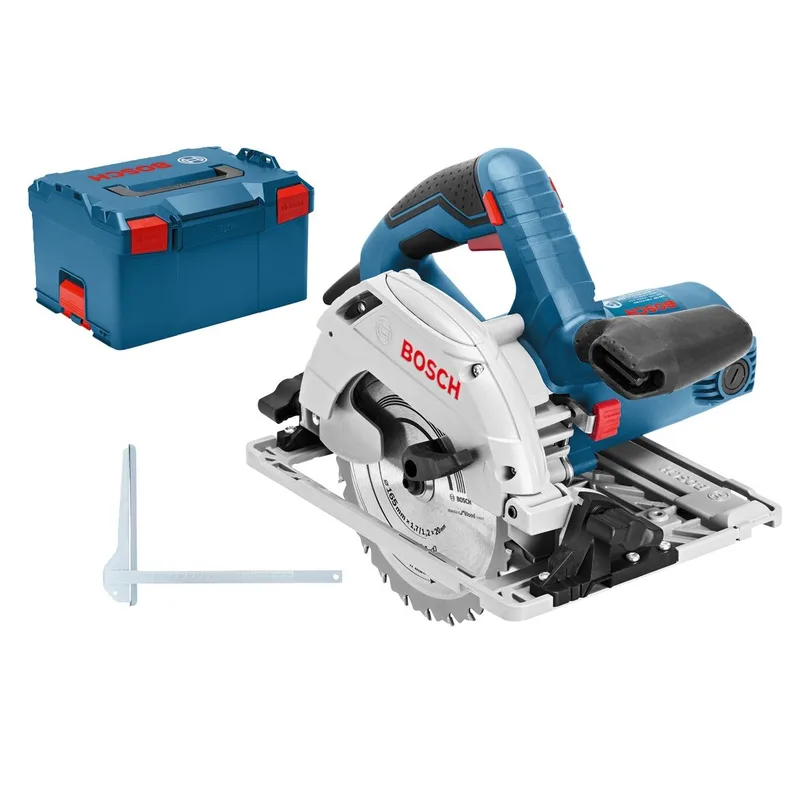 GKS 55+ GCE Cirkelzaag 165mm 1350W in L-Boxx - 0601682104 von Bosch Professional – Produktbild