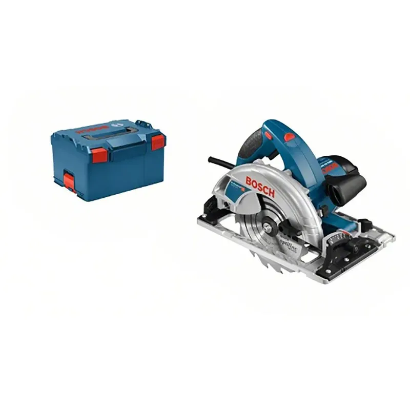GKS 65 GCE Cirkelzaagmachine - Afzuigadapter, HM-zaagblad 190 mm Ø, inbusstiftsleutel SW 5 de Bosch Professional – image du produit 2 sur 5
