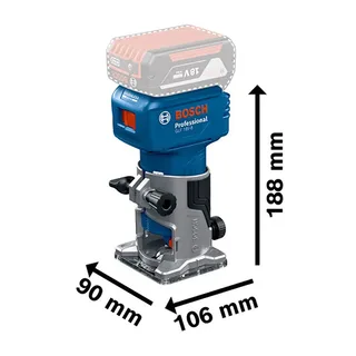Glf 18v-8 + L-boxx Freesmachine de Bosch Professional – image du produit 3 sur 6
