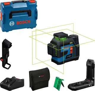 GLL 12V-100-33 CG - Lijnlaser - Inclusief 12V (2.0 Ah) Accu - Snellader - Laserrichtbord - Houder - Plafondklem - Tas van Bosch Professional – productafbeelding 1 van 6