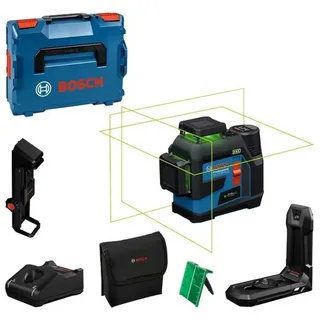 GLL 12V-100-33 CG - Lijnlaser - Inclusief 12V (2.0 Ah) Accu - Snellader - Laserrichtbord - Houder - Plafondklem - Tas van Bosch Professional – productafbeelding 2 van 6