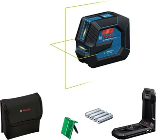 GLL 20-22 G - Lijnlaser - (4x batterij 1,5V LR6 (AA), laserrichtbord, houder LB10, alkalinebatterij-adapter, tas) de Bosch Professional – image du produit 1 sur 6