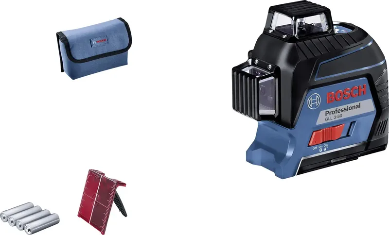GLL 3-80 Linienlaser kalibriert (ISO) Reichweite (max.): 30 m von Bosch Professional – Produktbild