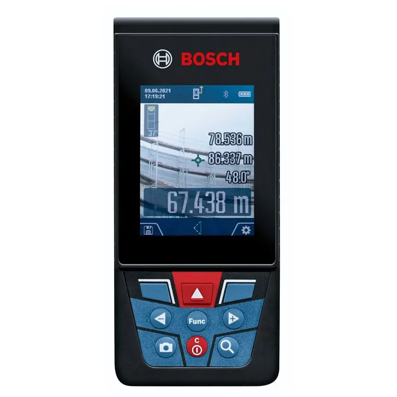GLM 150-27 C - Laser afstandsmeter - Meetbereik 150 m - Inclusief Micro USB Kabel - Handlus - Opbergetui by Bosch Professional – product image 5 of 6