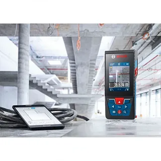 GLM 150-27 C - Laser afstandsmeter - Meetbereik 150 m - Inclusief Micro USB Kabel - Handlus - Opbergetui by Bosch Professional – product image 6 of 6