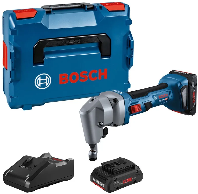 GNA 18V-16 E Accu knabbelschaar 18V 4.0Ah in L-Boxx - 0601529601 de Bosch Professional – image du produit 1 sur 6