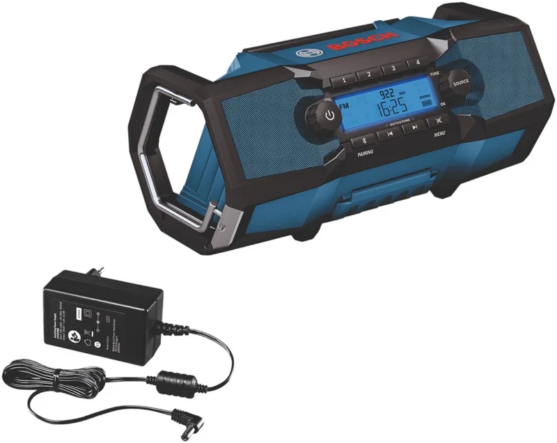 GPB 18V-2 C Bouwradio 230V/18V Basic Body - 06014A3000 van Bosch Professional, Blauw – productafbeelding