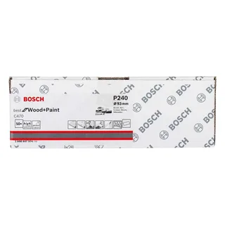 Gr240 Orbitaal Schuurpapier 93x185 Mm 50 Eenheden de Bosch Professional – image du produit 2 sur 2