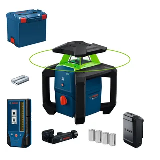 GRL 18V-3-31 G Accu rotatielaser groen + LR3-2 ontvanger 18V Basic Body in L-Boxx - 0601061G01 von Bosch Professional – Produktbild 1 von 2