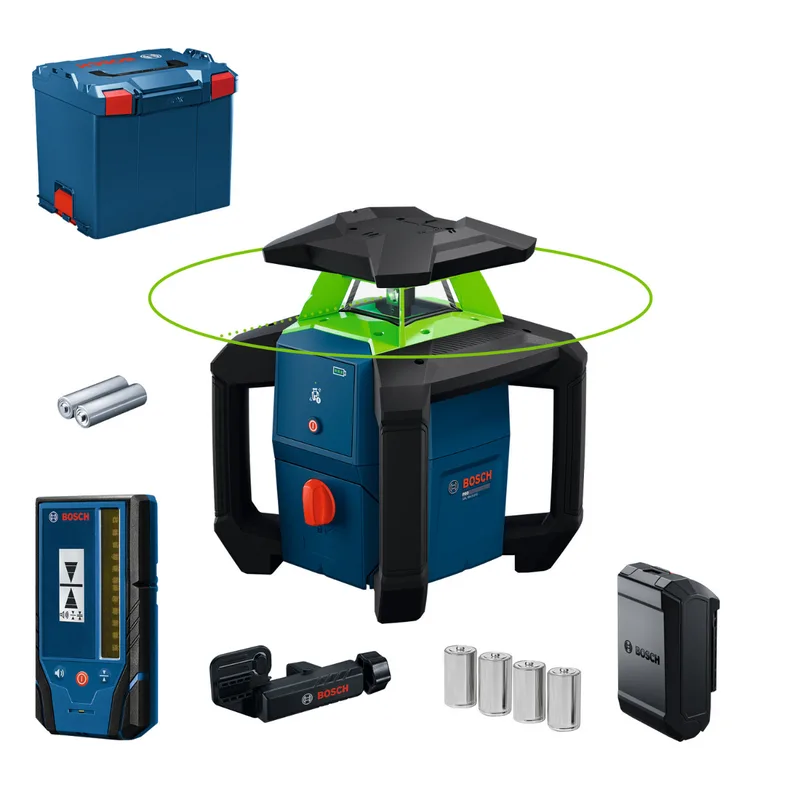 GRL 18V-3-31 G Accu rotatielaser groen + LR3-2 ontvanger 18V Basic Body in L-Boxx - 0601061G01 von Bosch Professional – Produktbild 1 von 2