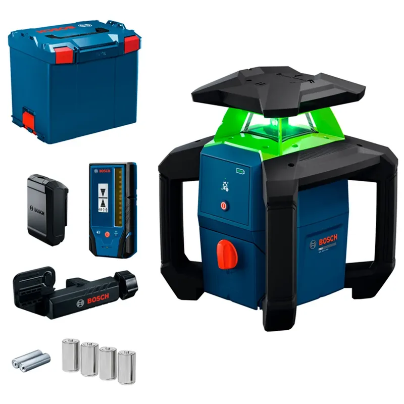 GRL 18V-3-31 G Accu rotatielaser groen + LR3-2 ontvanger 18V Basic Body in L-Boxx - 0601061G01 von Bosch Professional – Produktbild 2 von 2