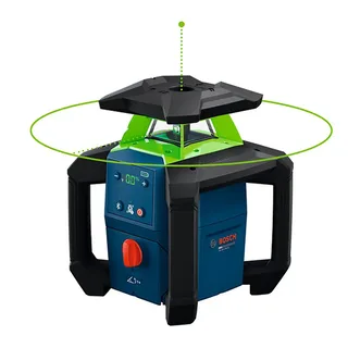 GRL 18V-4-34 CVG Accu rotatielaser groen + LR45 ontvanger 18V Basic Body in L-Boxx - 0601061H01 de Bosch Professional – image du produit 2 sur 6