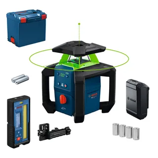 GRL 18V-4-34 CVG Accu rotatielaser groen + LR45 ontvanger 18V Basic Body in L-Boxx - 0601061H01 de Bosch Professional – image du produit 1 sur 6