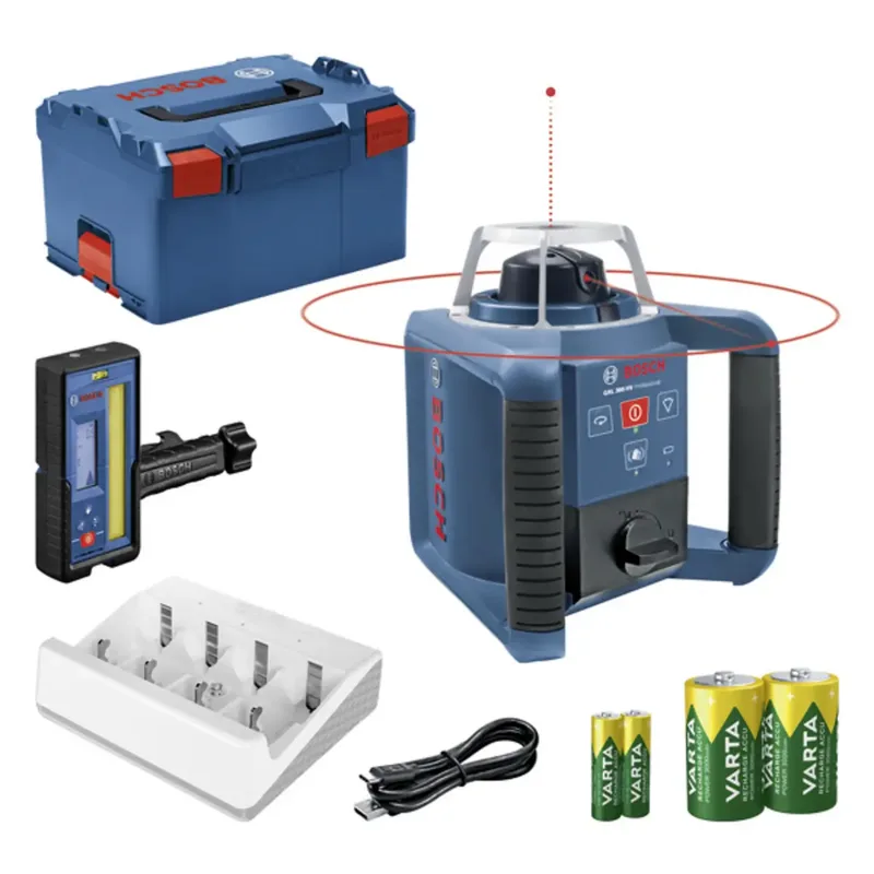 GRL 300 HV + LR 45 in L-BOXX Rotatielaser Zelfnivellerend Reikwijdte (max.): 150 m by Bosch Professional – product image