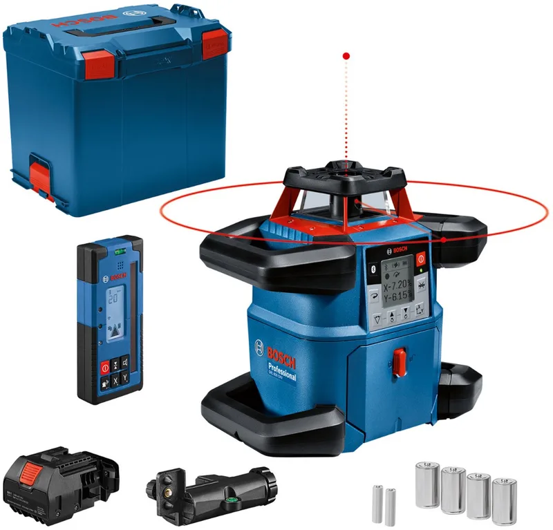 Akku-Rotationslaser GRL 600 CHV Professional, 18Volt von Bosch Professional, Rot – Produktbild
