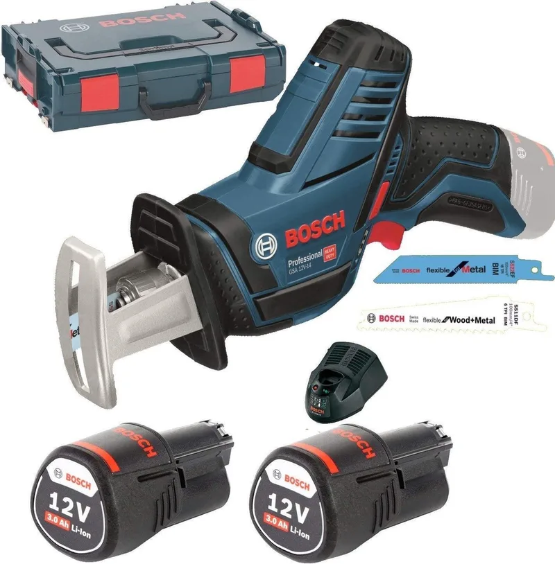 GSA 12V-14 Reciprozaag - Met 2x 12V accu en lader by Bosch Professional – product image 1 of 4