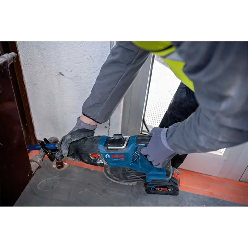 GSA 18V-28 Reciprozaag - BITURBO - Zonder 18V accu en lader - Met 2x zaagblad van Bosch Professional – productafbeelding 6 van 6