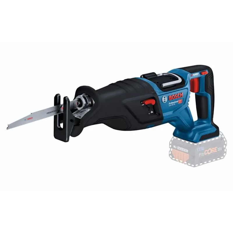 GSA 18V-28 Reciprozaag - BITURBO - Zonder 18V accu en lader - Met 2x zaagblad van Bosch Professional – productafbeelding 2 van 6