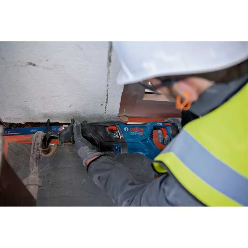 GSA 18V-28 Reciprozaag - BITURBO - Zonder 18V accu en lader - Met 2x zaagblad van Bosch Professional – productafbeelding 5 van 6
