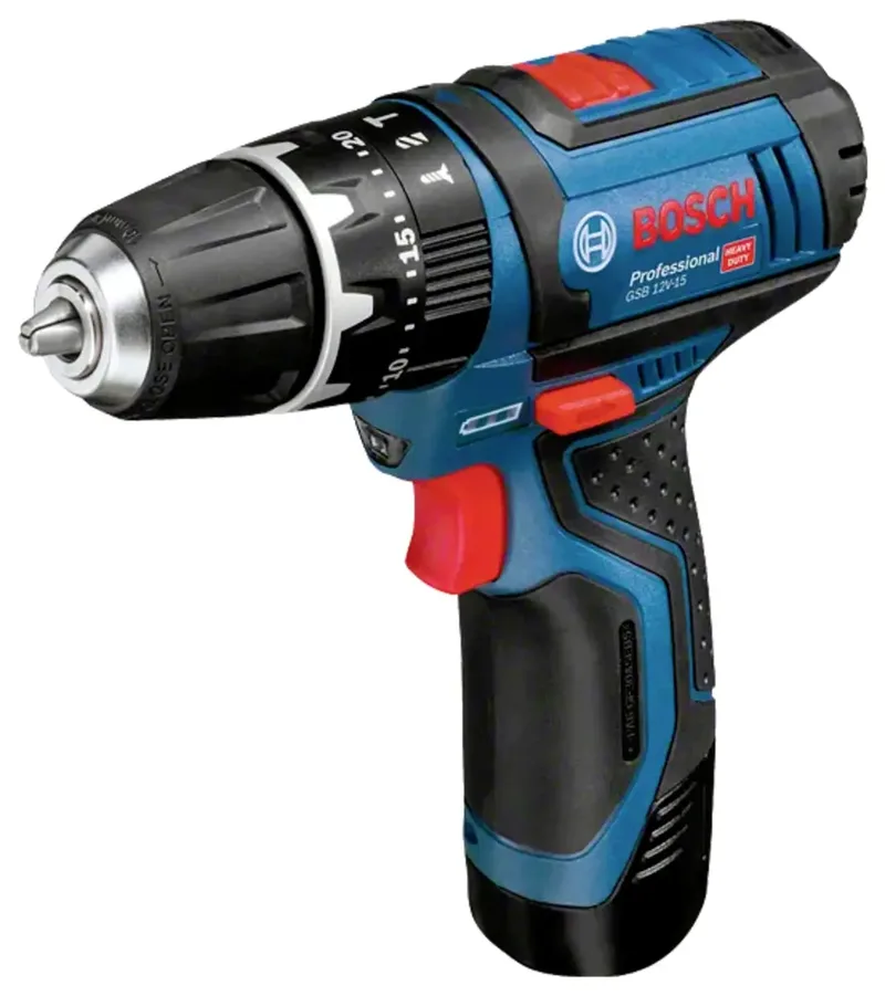 GSB 12V-15 2-Gang-Akku-Schlagbohrschrauber inkl. 2. Akku fra Bosch Professional – produktbillede