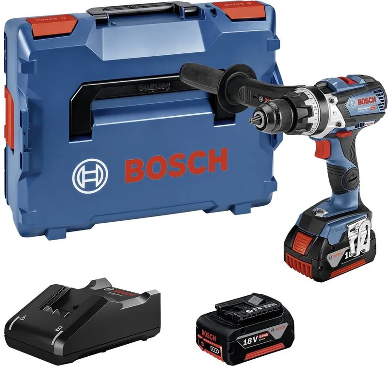 GSB 18V-110 C Professional | Accuschroef klopboormachine | 2x 18V 5.0Ah Li-Ion in L-Boxx by Bosch Professional – product image