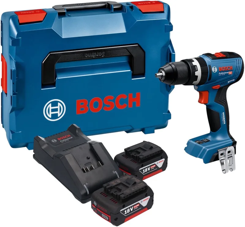 Tournevis électrique Gsb 18v-65 + 2 Bat 5.0ah + L-boxx de Bosch Professional – image du produit 1 sur 6