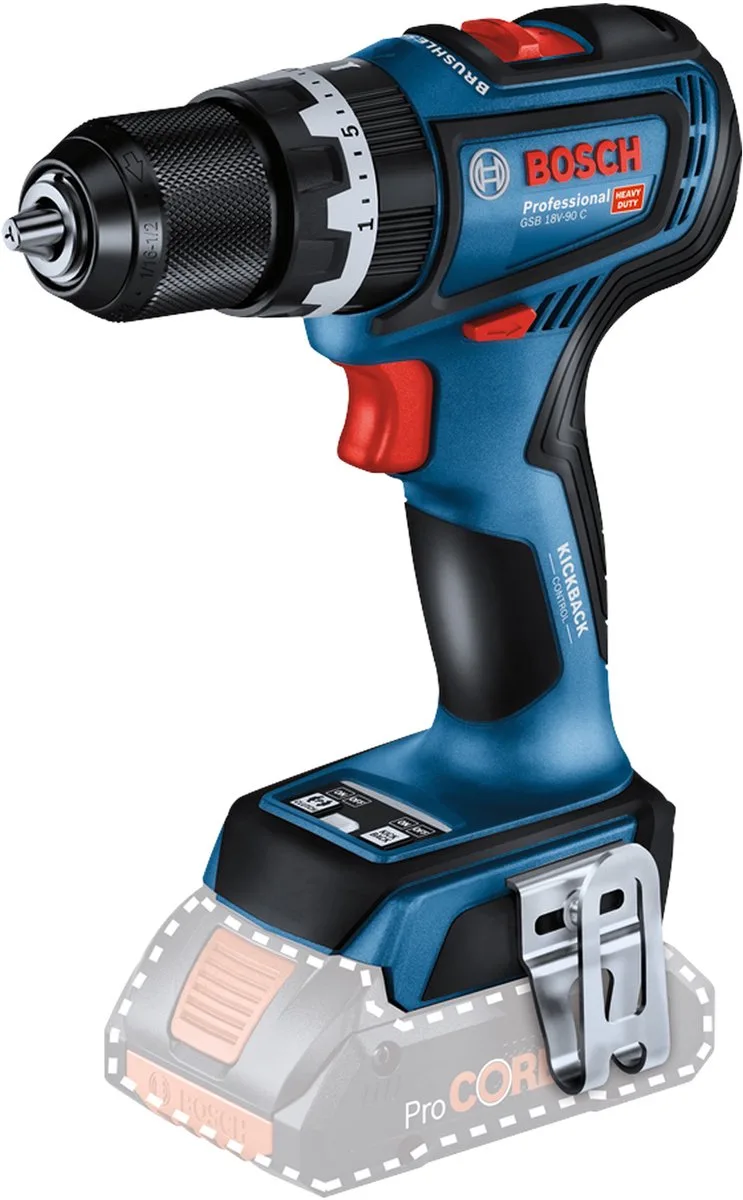 GSB 18V-90 C Accu klop-/schroefboormachine 18V Basic Body - 06019K6100 by Bosch Professional – product image
