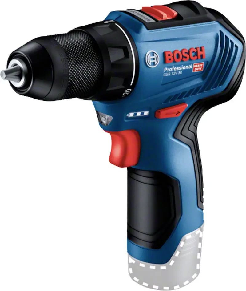 Perceuse-visseuse sans fil Bosch Professional GSR 12V-30 0 601 9G9 002 12 V de Bosch Professional – image du produit 1 sur 2