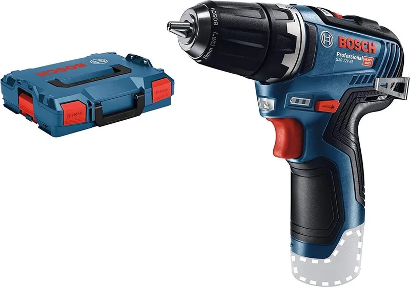 GSR 12V-35 Accuboormachine - Zonder 12 V accu en lader - in L-Boxx de Bosch Professional – image du produit