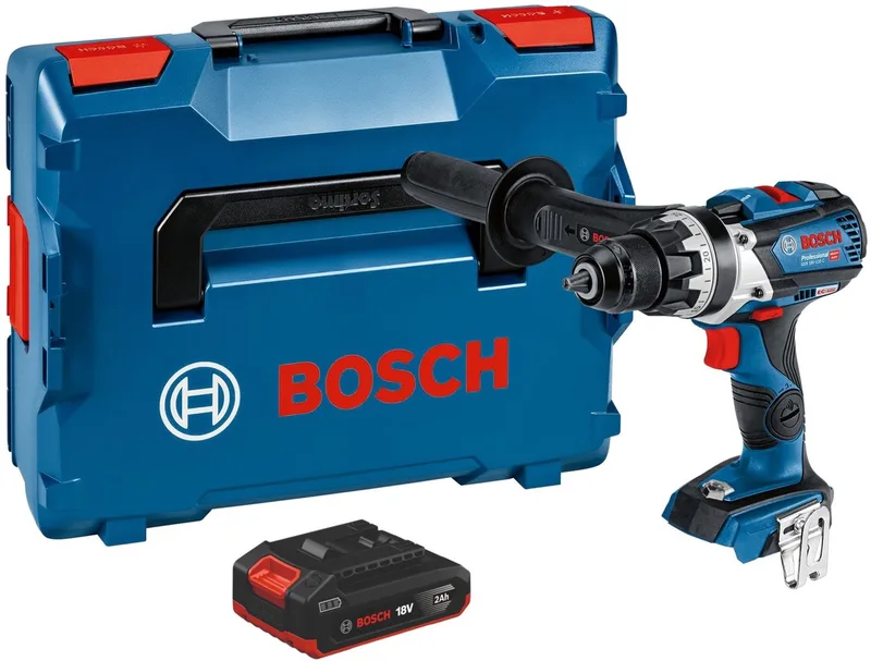 GSR 18V-110 C Professional accuboormachine 18 V 110 Nm borstelloos + 1x accu 2,0 Ah + L-Boxx - zonder oplader de Bosch Professional – image du produit