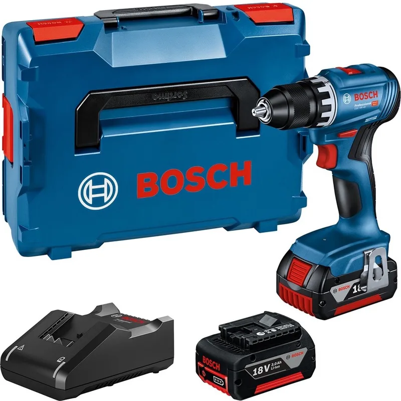 GSR 18V-45 Accu schroefboormachine 18V 3.0Ah in L-Boxx - 06019K3204 de Bosch Professional – image du produit