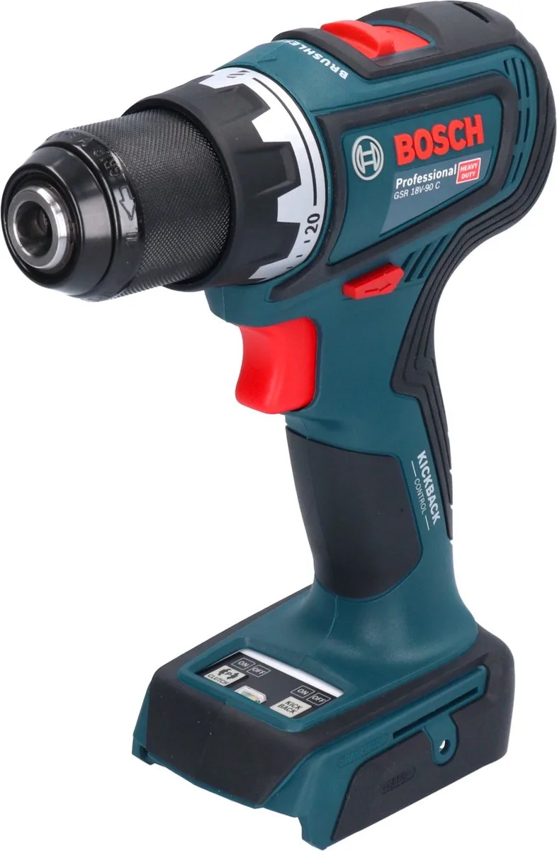 GSR 18V-90 C Accu Schroefboormachine Bluetooth 18V Basic Body - 06019K6000 by Bosch Professional – product image