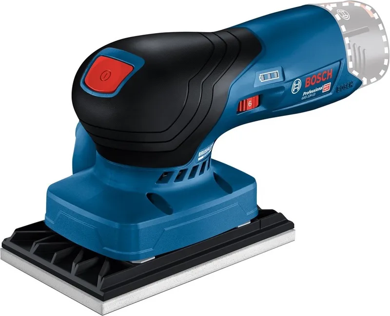 GSS 12V-13 Accu Vlakschuurmachine 12V Basic Body - 06019L0000 van Bosch Professional – productafbeelding 1 van 3