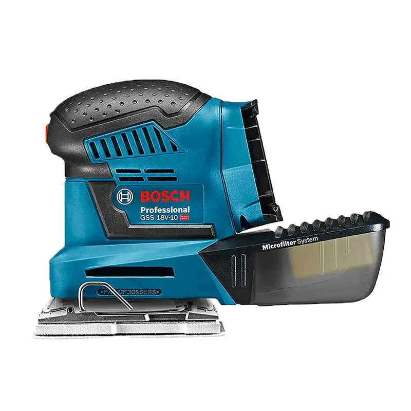 GSS 18V-10 Accu Vlakschuurmachine 18V Basic Body - 06019D0200 van Bosch Professional – productafbeelding 3 van 6