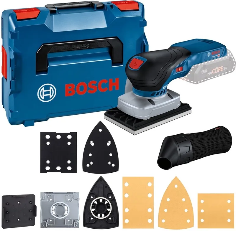 GSS 18V-13 Accu - Vlakschuurmachine - Basic Body + Accessoires in L-BOXX - 06019L0101 de Bosch Professional – image du produit 1 sur 6
