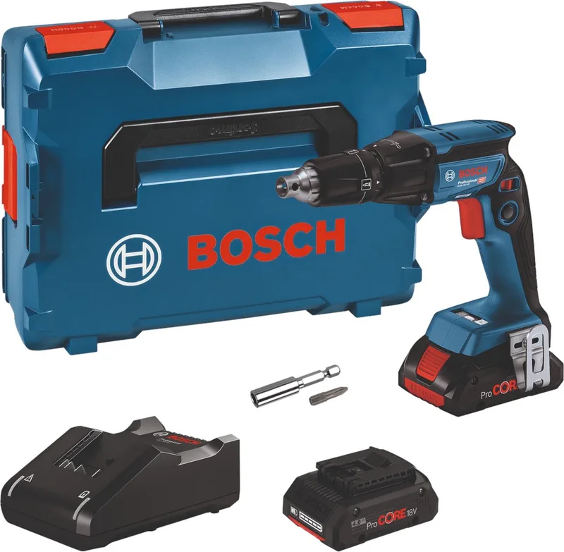 Gtb18v-45+2x4.0ah Proc+gal18v-40+l-boxx Gipskarton-schraubendreher von Bosch Professional – Produktbild 1 von 6