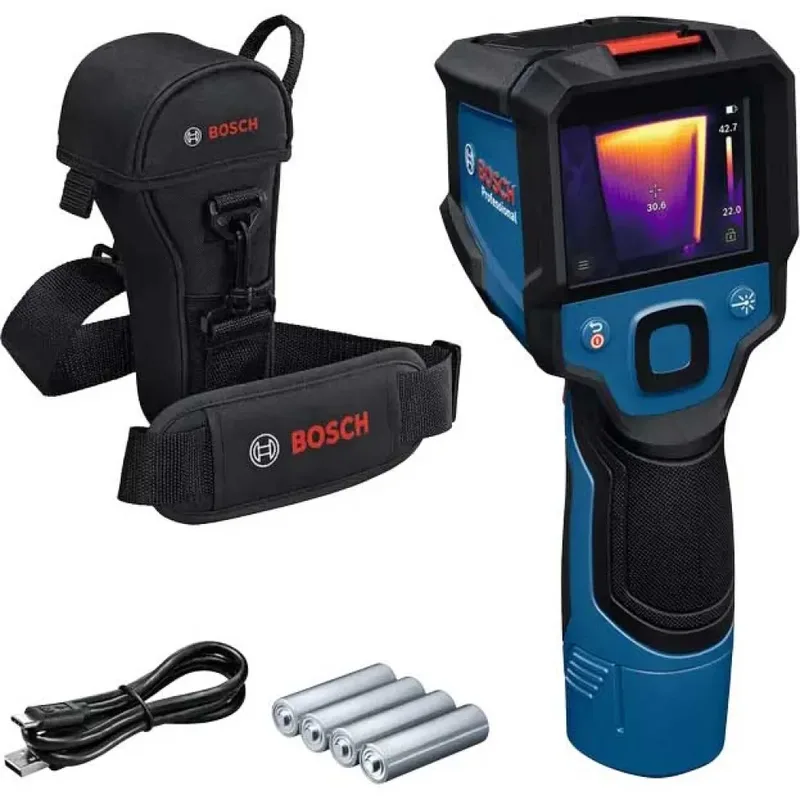 GTC 12V-450-13 - Warmtebeeldcamera - Inclusief 12V Accu - Lader - L-Boxx fra Bosch Professional, Kleurloos – produktbillede 2 af 6