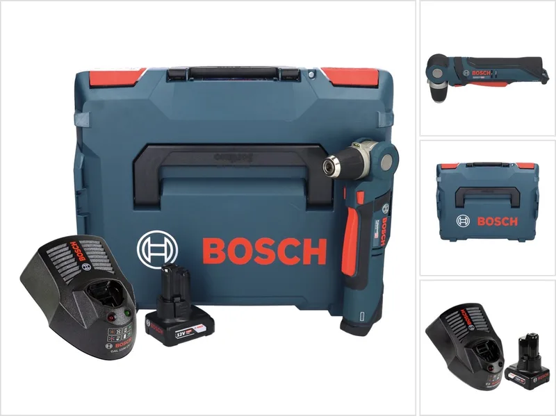 GWB 12V-10 accu haakse boormachine 12 V + 1x accu 6.0 Ah + lader + L-Boxx von Bosch Professional – Produktbild