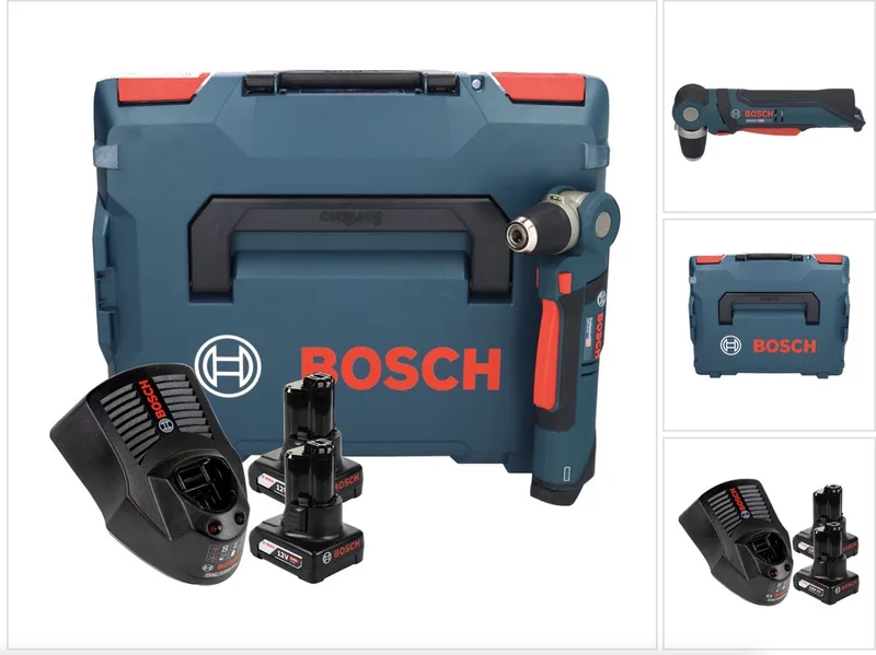 GWB 12V-10 accu haakse boormachine 12 V + 2x accu 6.0 Ah + lader + L-Boxx von Bosch Professional – Produktbild
