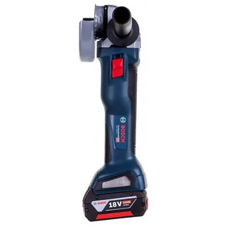 GWS 18V-10 | accu Haakse Slijper | 150 mm | Set | 2x 5,0 Ah accu + Lader | in L-Boxx | op=op van Bosch Professional – productafbeelding 4 van 6