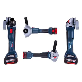 GWS 18V-10 | accu Haakse Slijper | 150 mm | Set | 2x 5,0 Ah accu + Lader | in L-Boxx | op=op van Bosch Professional – productafbeelding 5 van 6